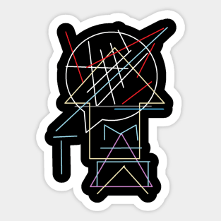 abstract- art Sticker